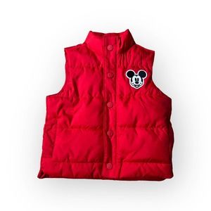 Janie And Jack Disney Mickey Mouse Puffer Vest
